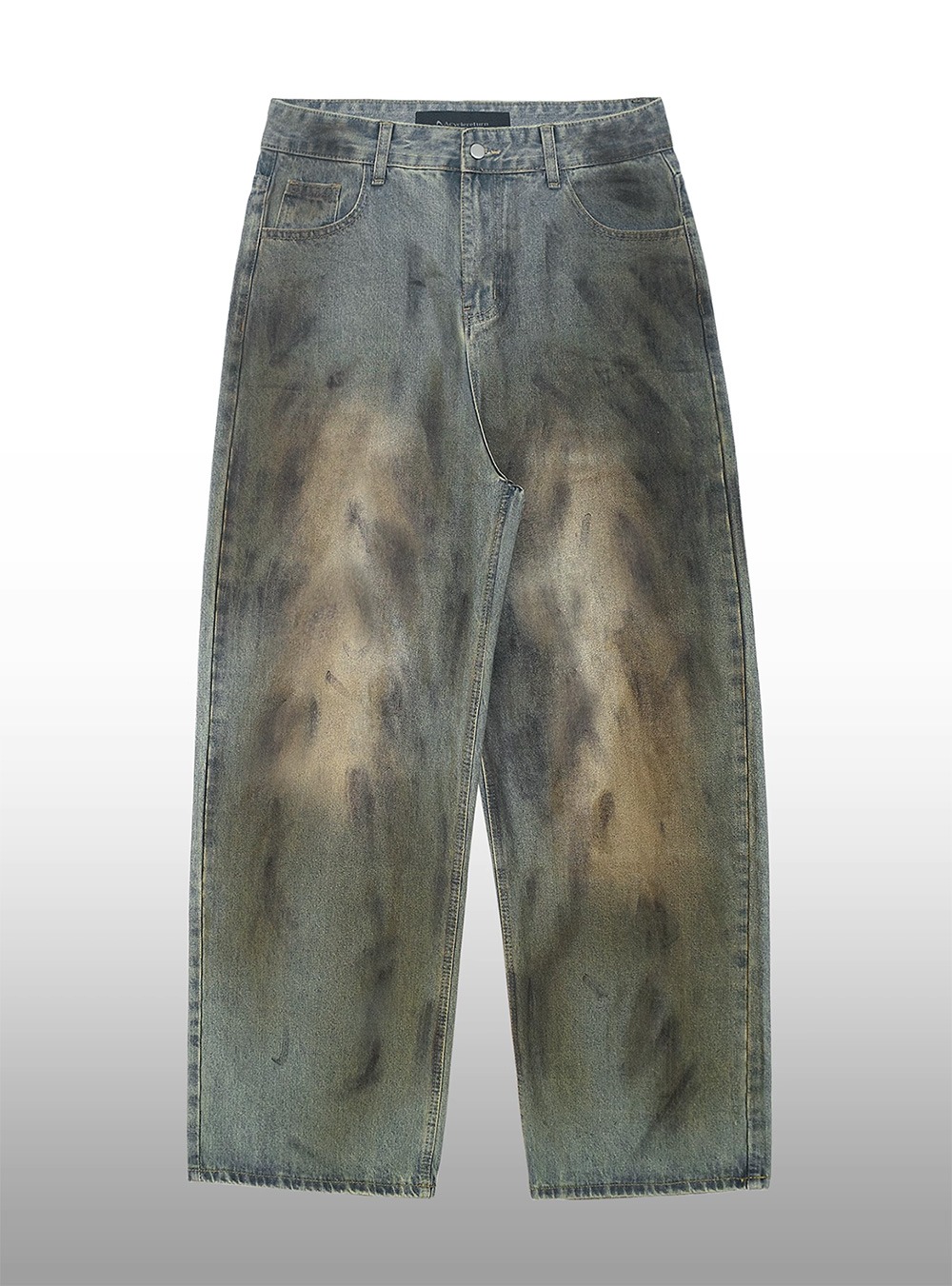 [PERSTEP]★24FW★韓国人気★WASHED OIL DENIM PANTS Designer fashion, Seoul-fully created | W Concept
