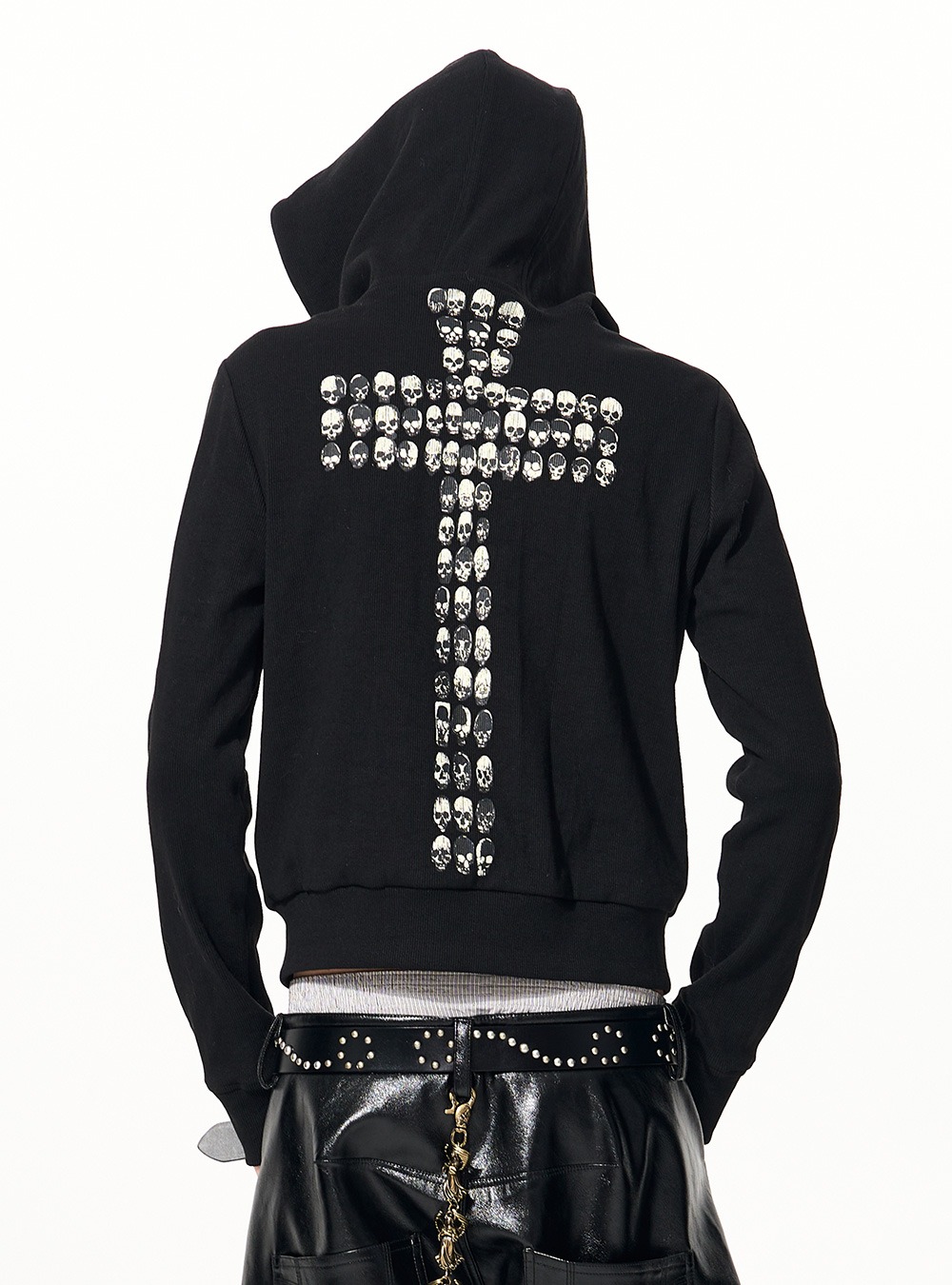 トップス Fourth3ex Skull Cross Embellished Hoodie Skull Cross Embellished Hoodie - 비엑세스