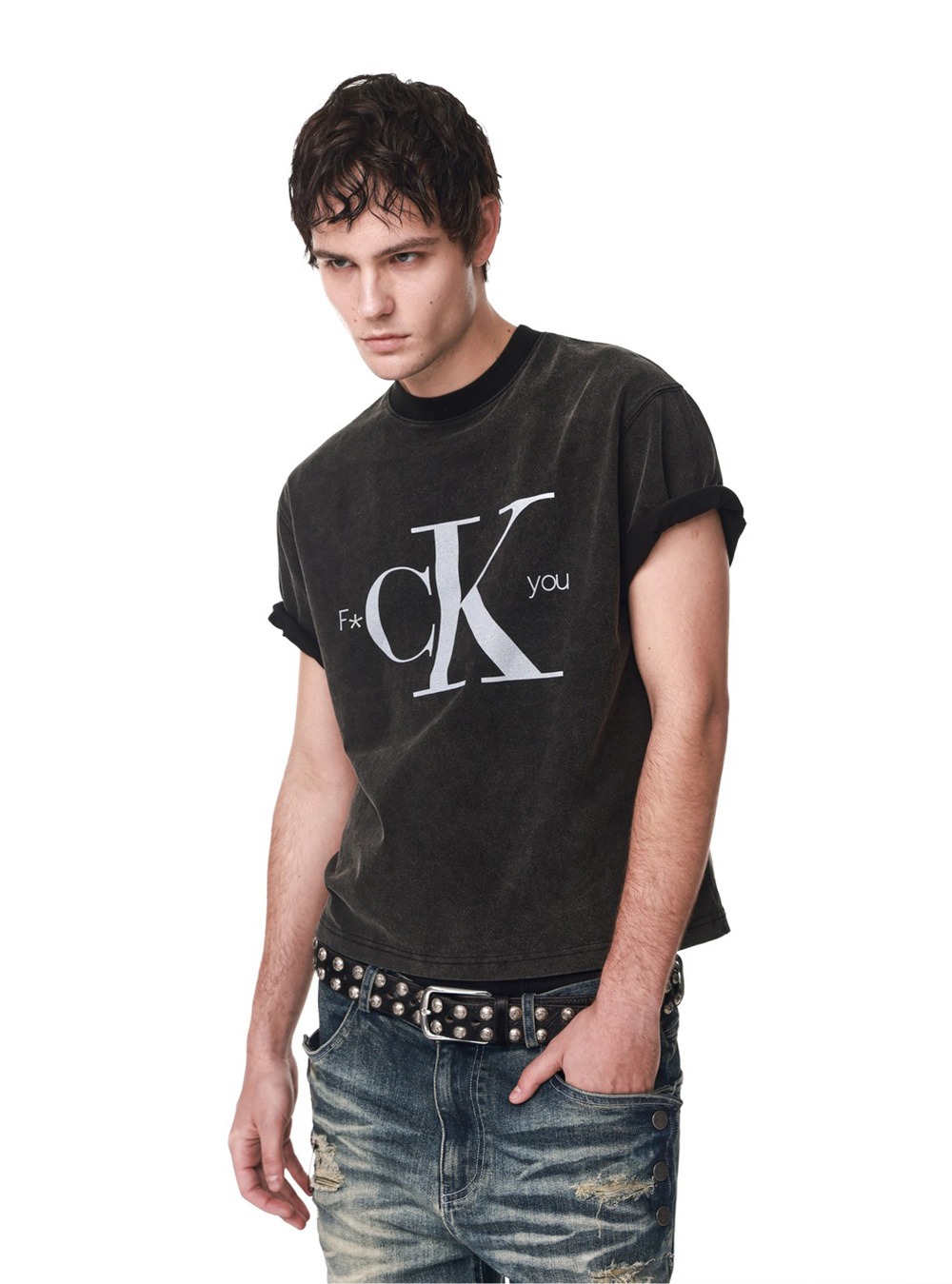 Graphic Washed Boxy Fit T-shirt
