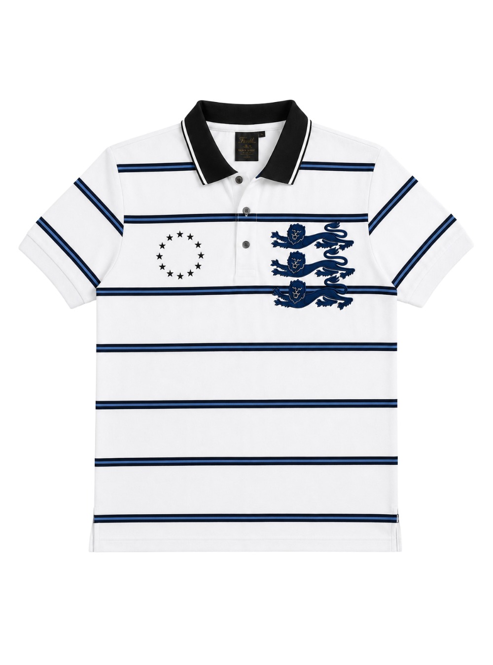 Royal Lions Stripe Polo Shirt