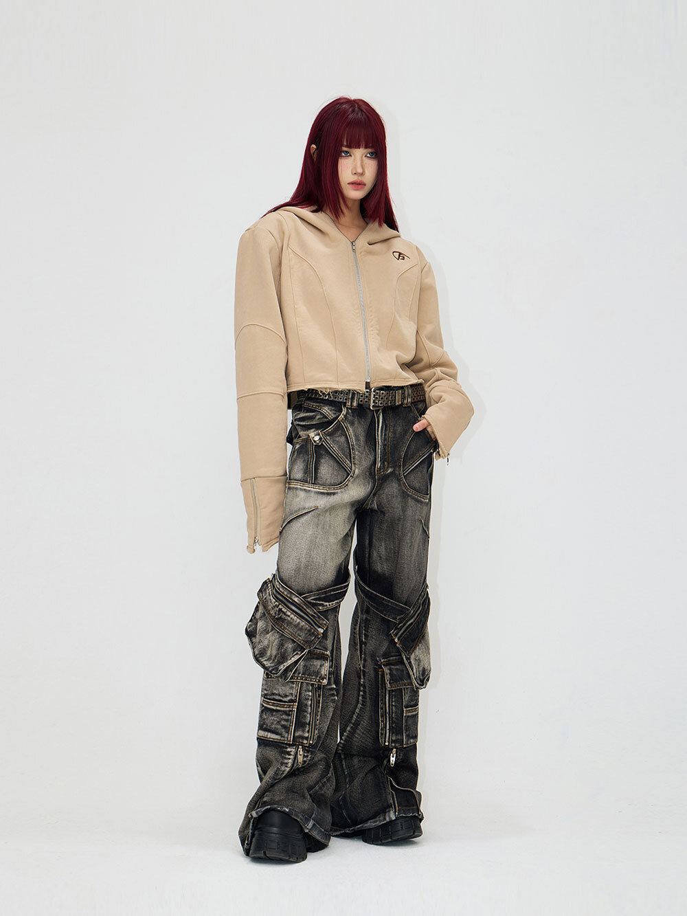 パンツ PEOPLESTYLE Multi-pocket Jeans PEOPLESTYLE Multi-pocket Jeans