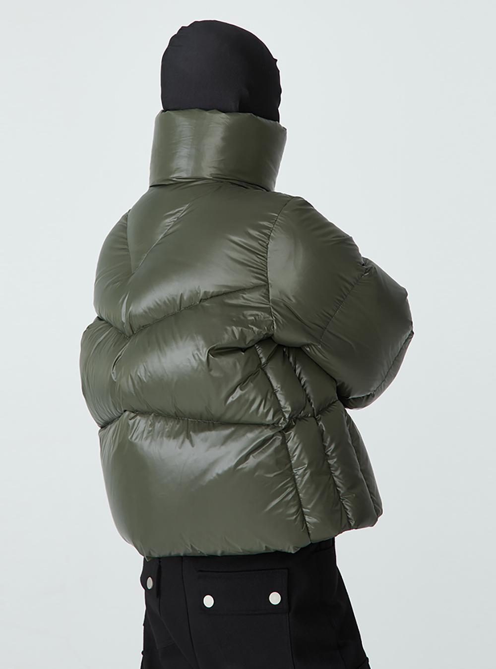 FRKM SCD] Black Unisex Short Thick Duck Down Jacket (2color) | BCAESAR