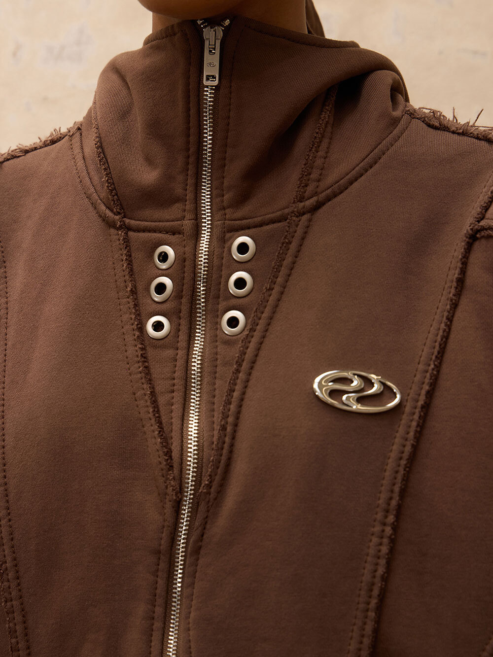 送料関税込 【PERSONSOUL】 Segmented Disassembly Hoodie PERSONSOUL] Segmented Disassembly Structure Zip Hoodie - BCAESAR