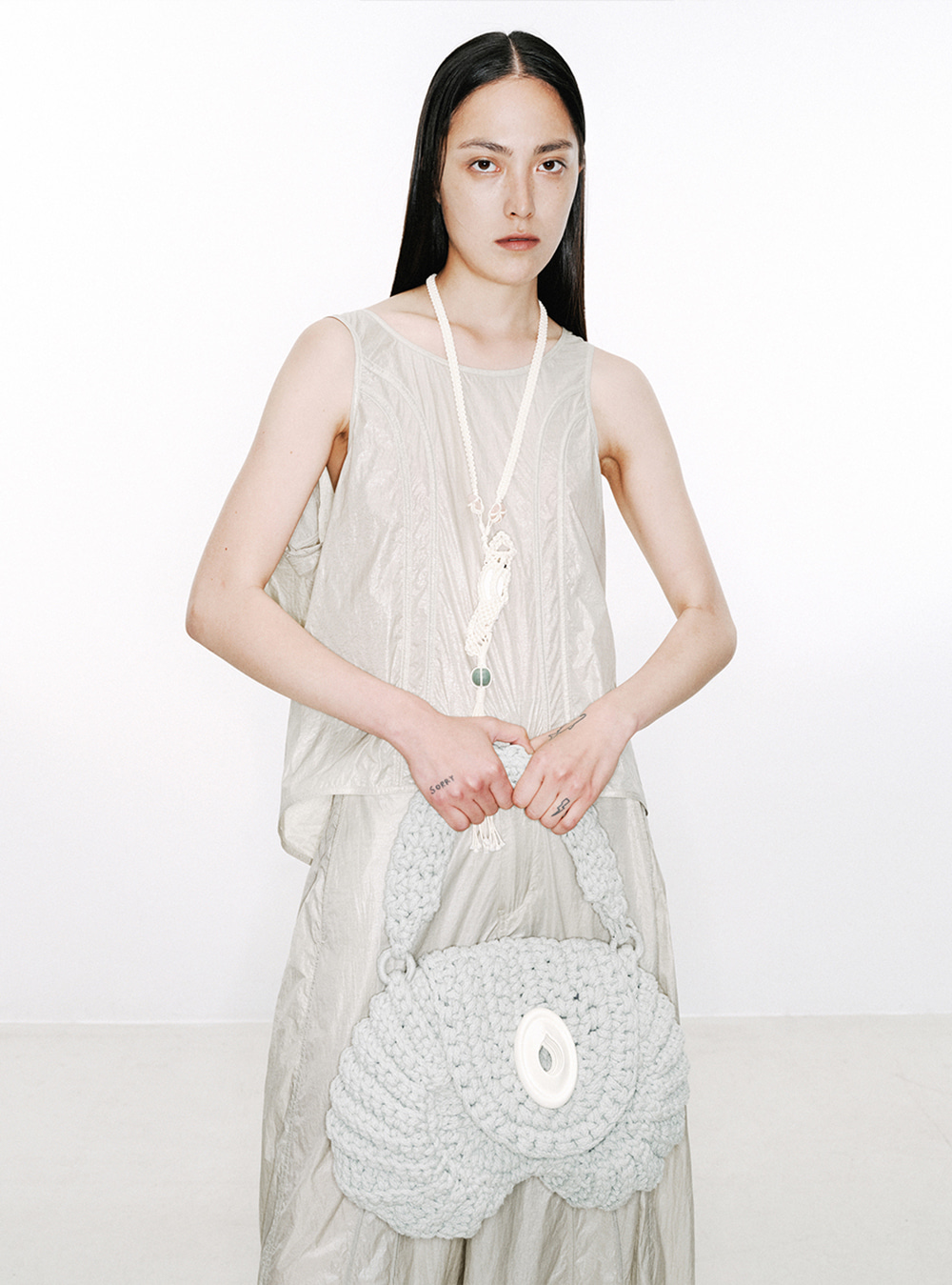 NUTEMPEROR] Handmade 3D Shoulder Bag (Light Green) - BCAESAR