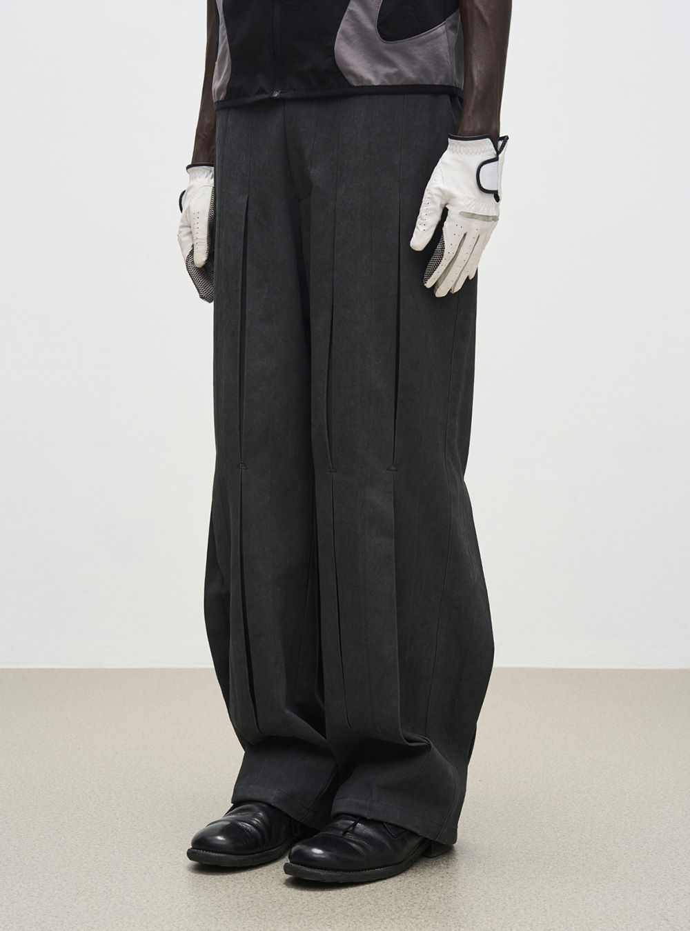 7440 37 1] Pleated Straight Casual Pants - BCAESAR