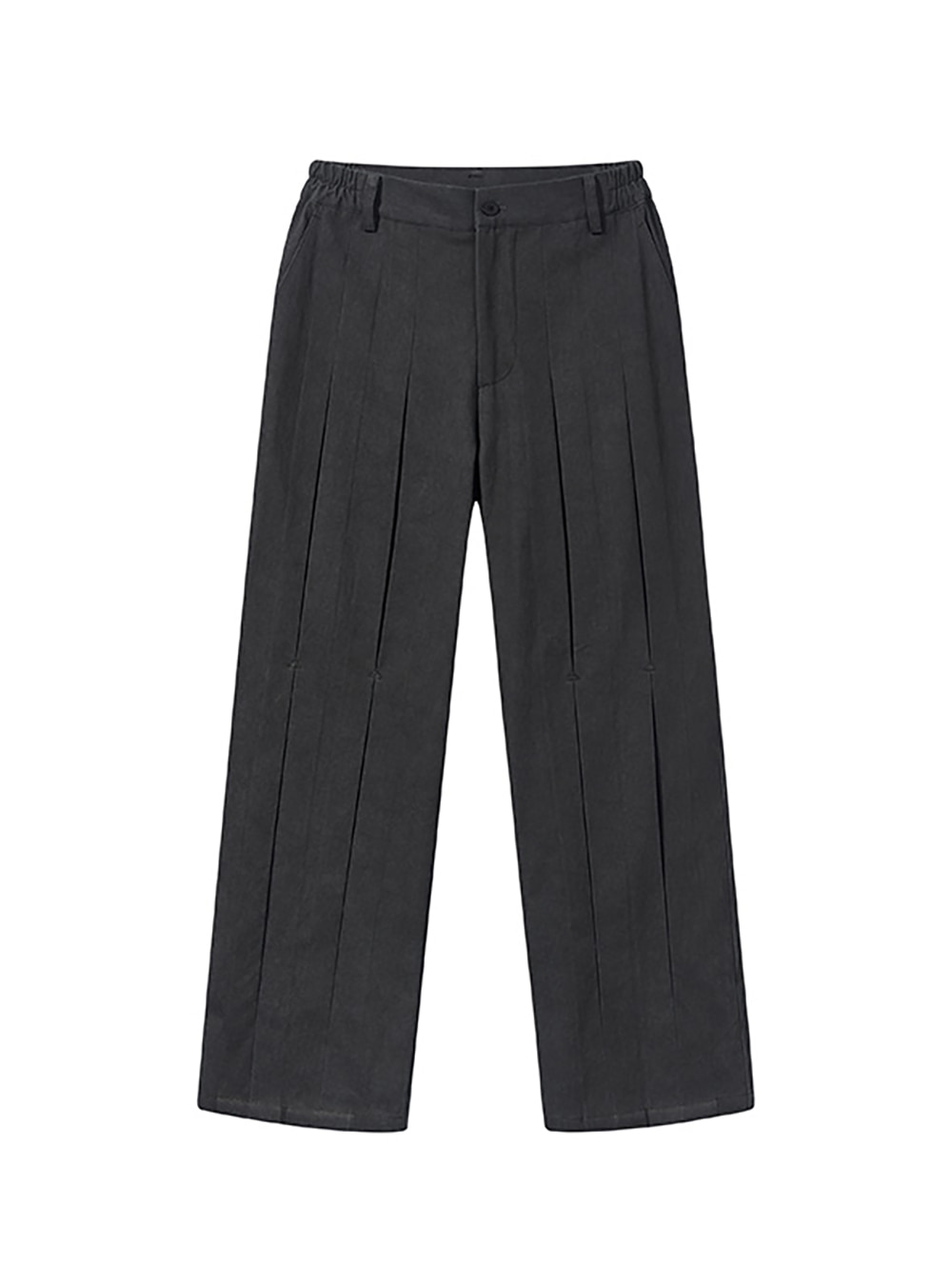 7440 37 1] Pleated Straight Casual Pants - BCAESAR