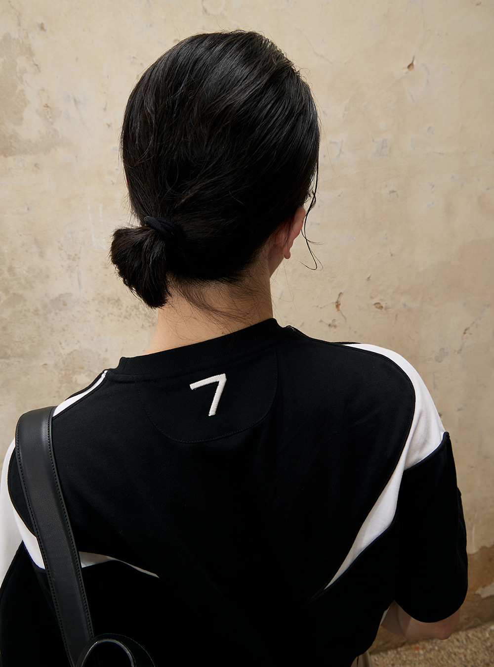 PERSONSOUL] SPLIT SLEEVE RACING TEE - BCAESAR