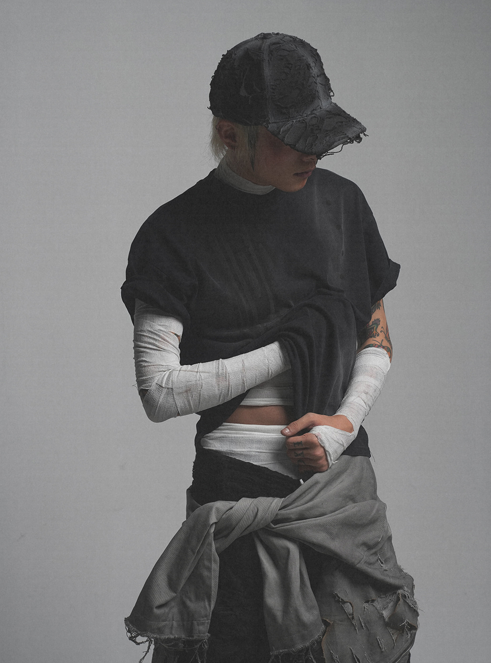 送料関税込 【NO E MOSEN】 Old Spray Color Short Sleeve 送料関税込 【NO E MOSEN】 Old Spray Color Short Sleeve