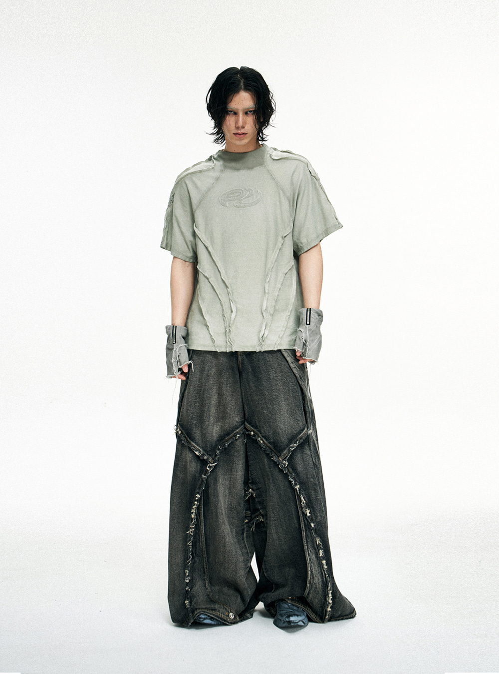 パンツ PERSONSOUL A-line silhouette jeans S 비엑세스 | PERSONSOUL A-line low-edge silhouette jeans
