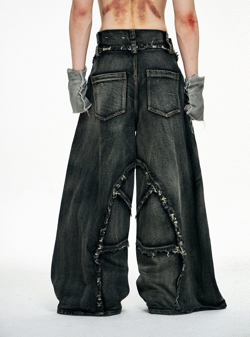 パンツ PERSONSOUL A-line silhouette jeans S 비엑세스 | PERSONSOUL A-line low-edge silhouette jeans
