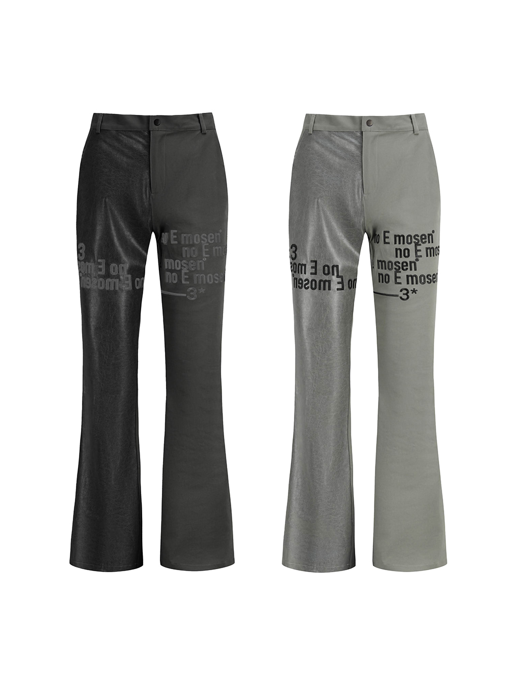 No E Mosen] No E Mosen* Splice Leatherpants (2colors) | BCAESAR