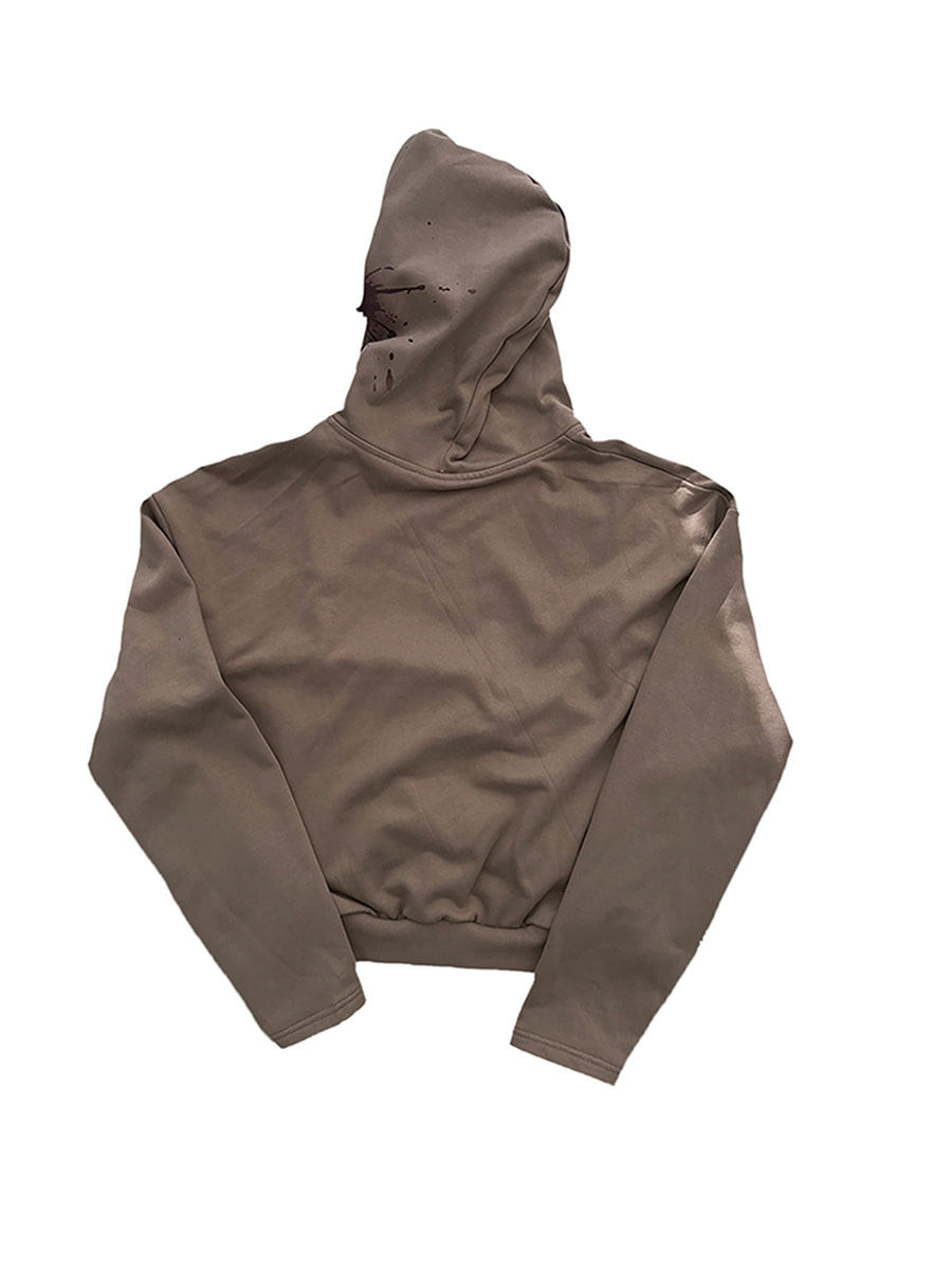 送料関税込 【NO e MOSEN】 Bloodstained Distressed Hoodie no E mosen] Bloodstained Distressed Hoodie - BCAESAR
