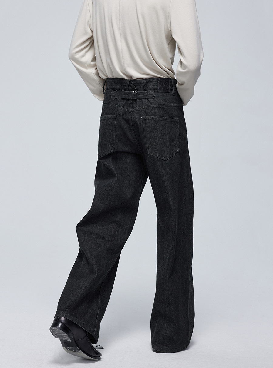 SIMPLE PROJECT] Raw Selvedge Jeans (Black) - BCAESAR