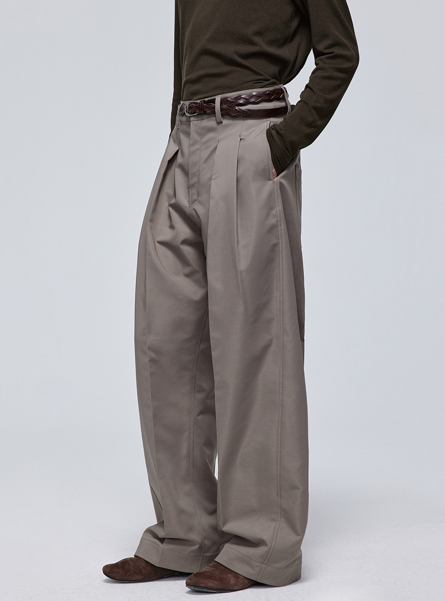 SIMPLE PROJECT] Pleated Straight Leg Pants (3color) - BCAESAR