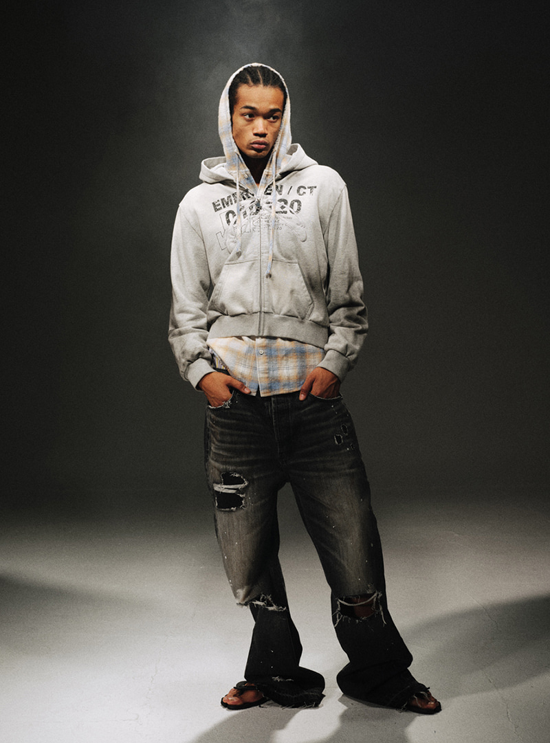 TREclub] Vintage Zip Hoodie - BCAESAR