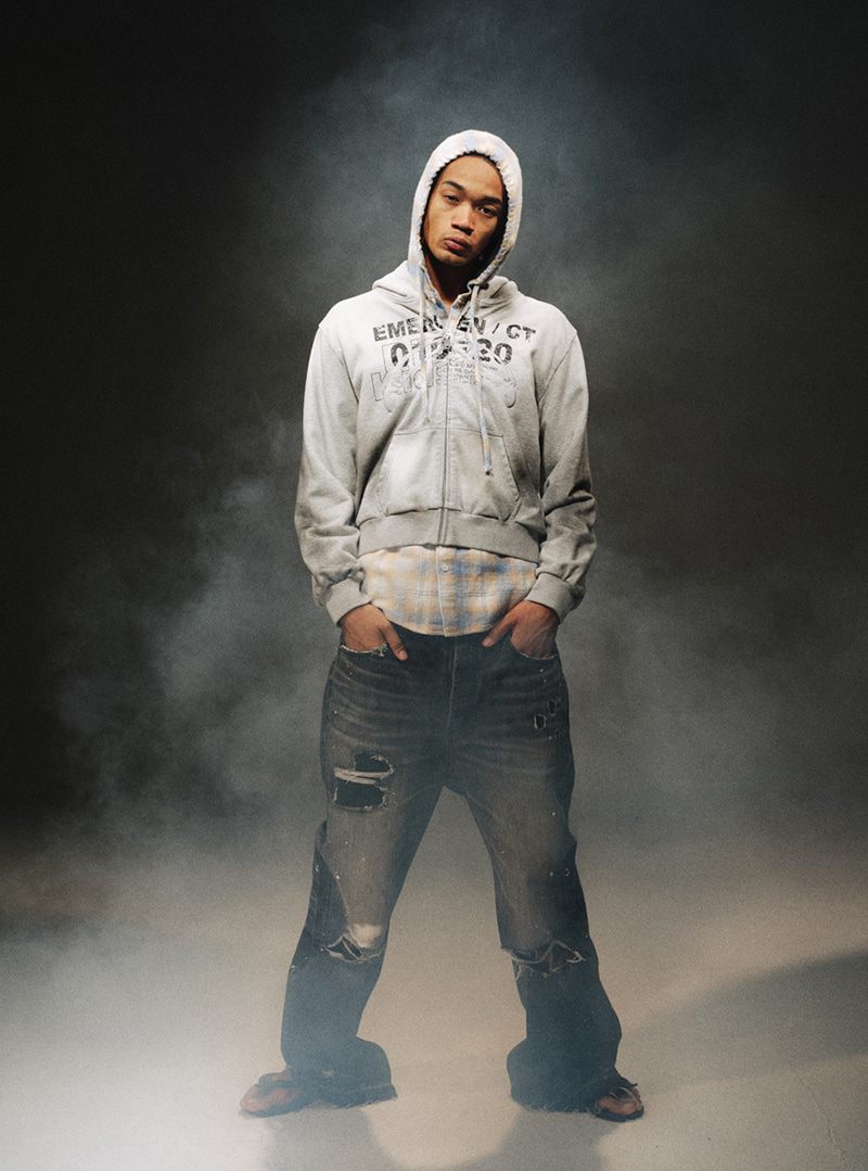TREclub] Vintage Zip Hoodie - BCAESAR