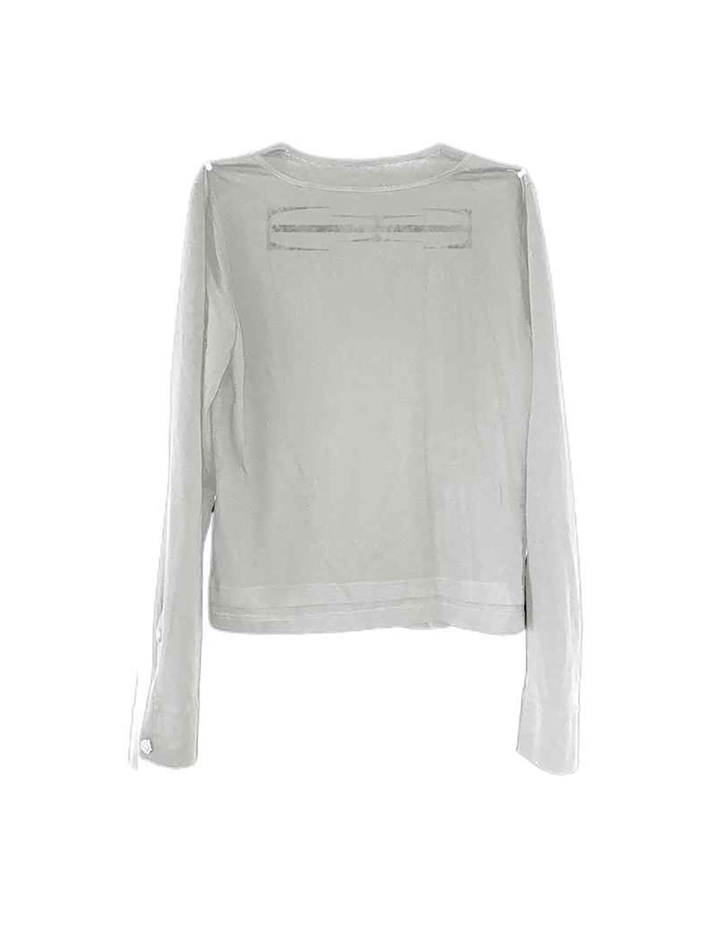 no E mosen] Cross Print Long Sleeve T-shirt (2color) - BCAESAR