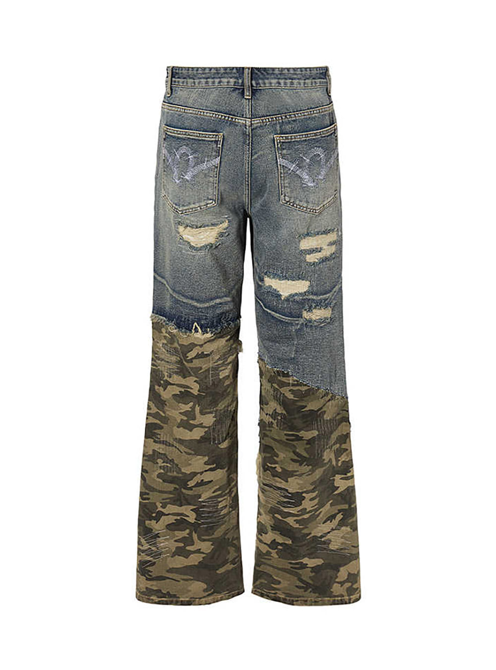 Rocawear] Patched Camo Jeans (2color) - BCAESAR
