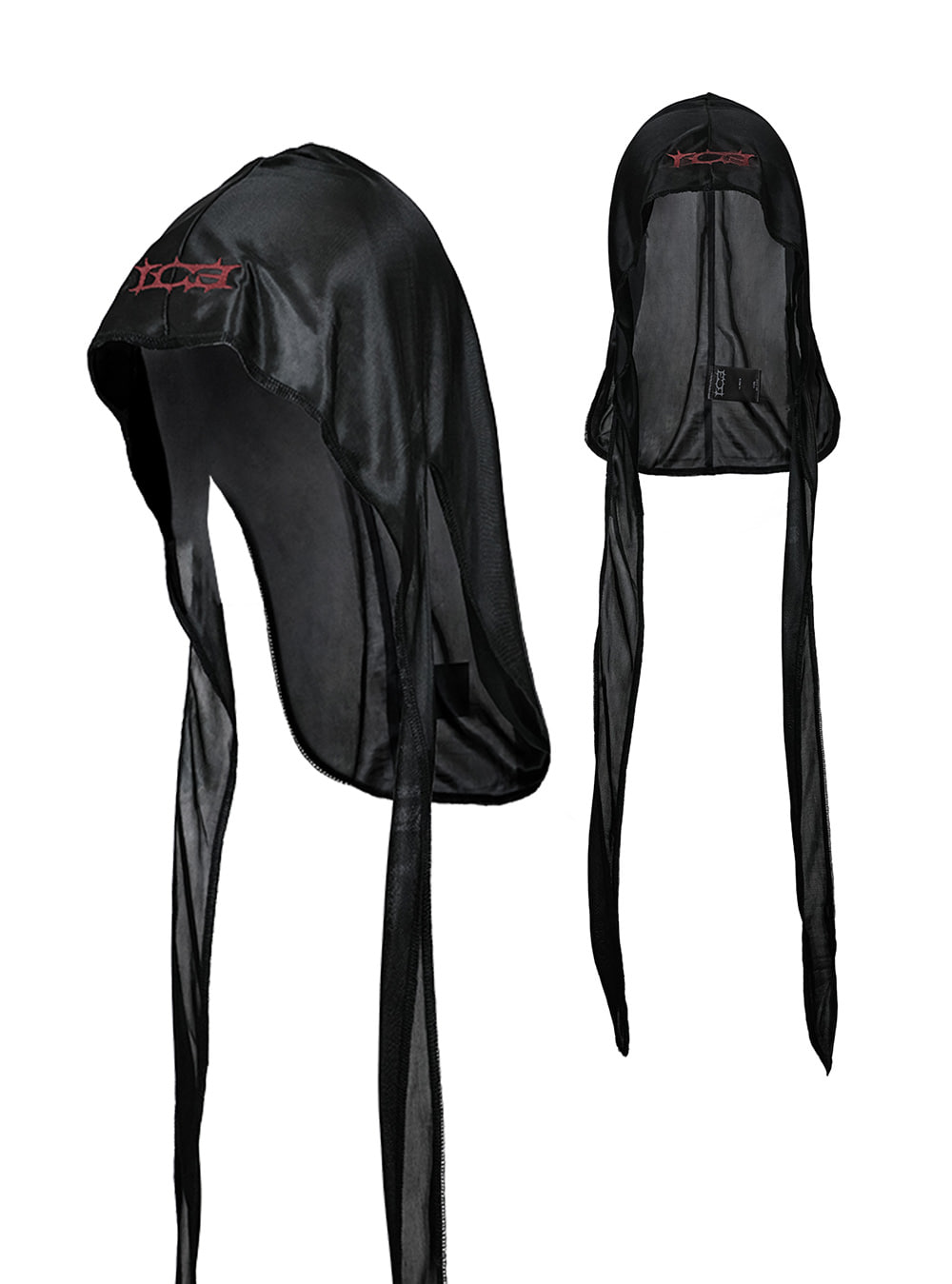 国内で当店のみ LCE - Black Durag with LCE Logo Embroidery LCE] Black Durag with LCE Logo Embroidery - BCAESAR