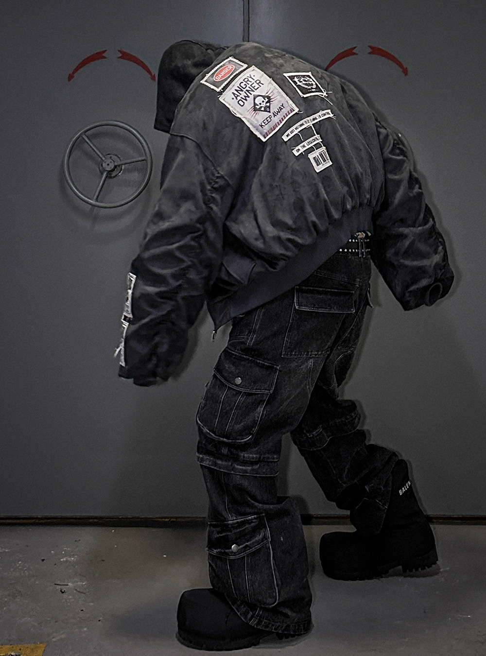 ジャケット・アウター LCE Bomber Jacket with Warning Patches