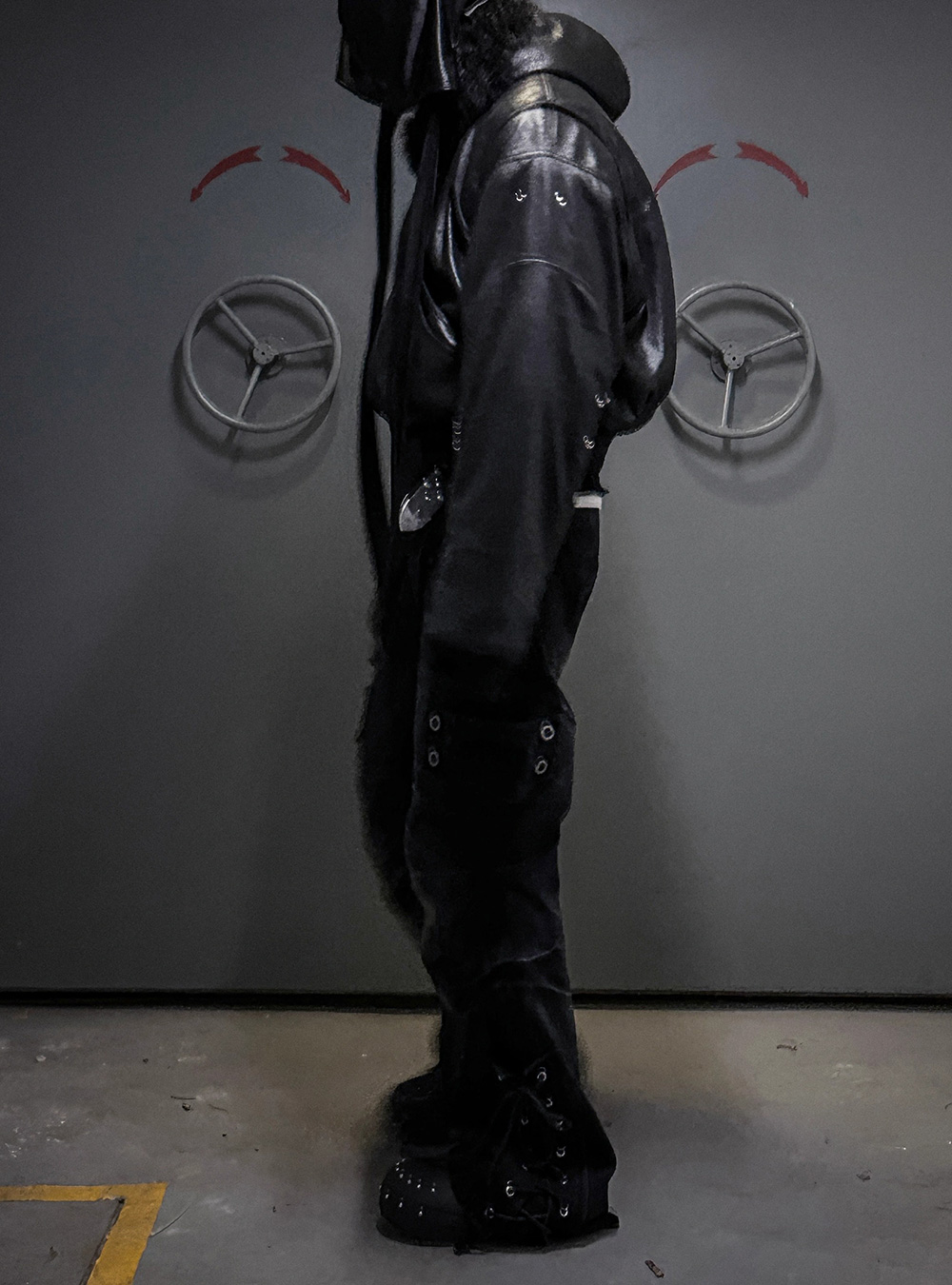 LCE] Multi-pocket Washed Wide Cargo Pants - BCAESAR