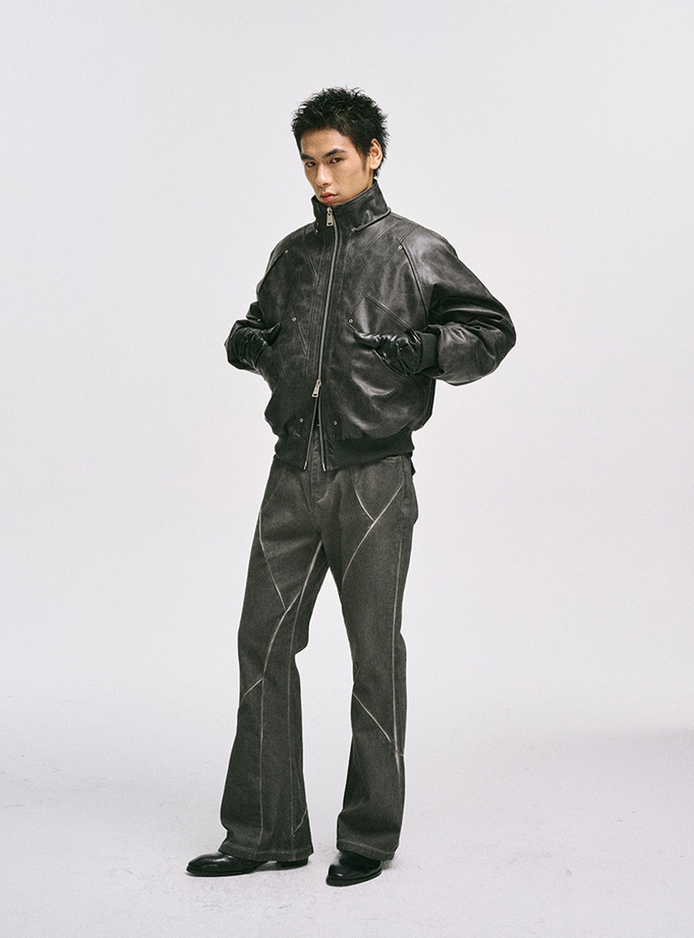CATSSTAC] Arfa Cracked Texture Jacket - BCAESAR