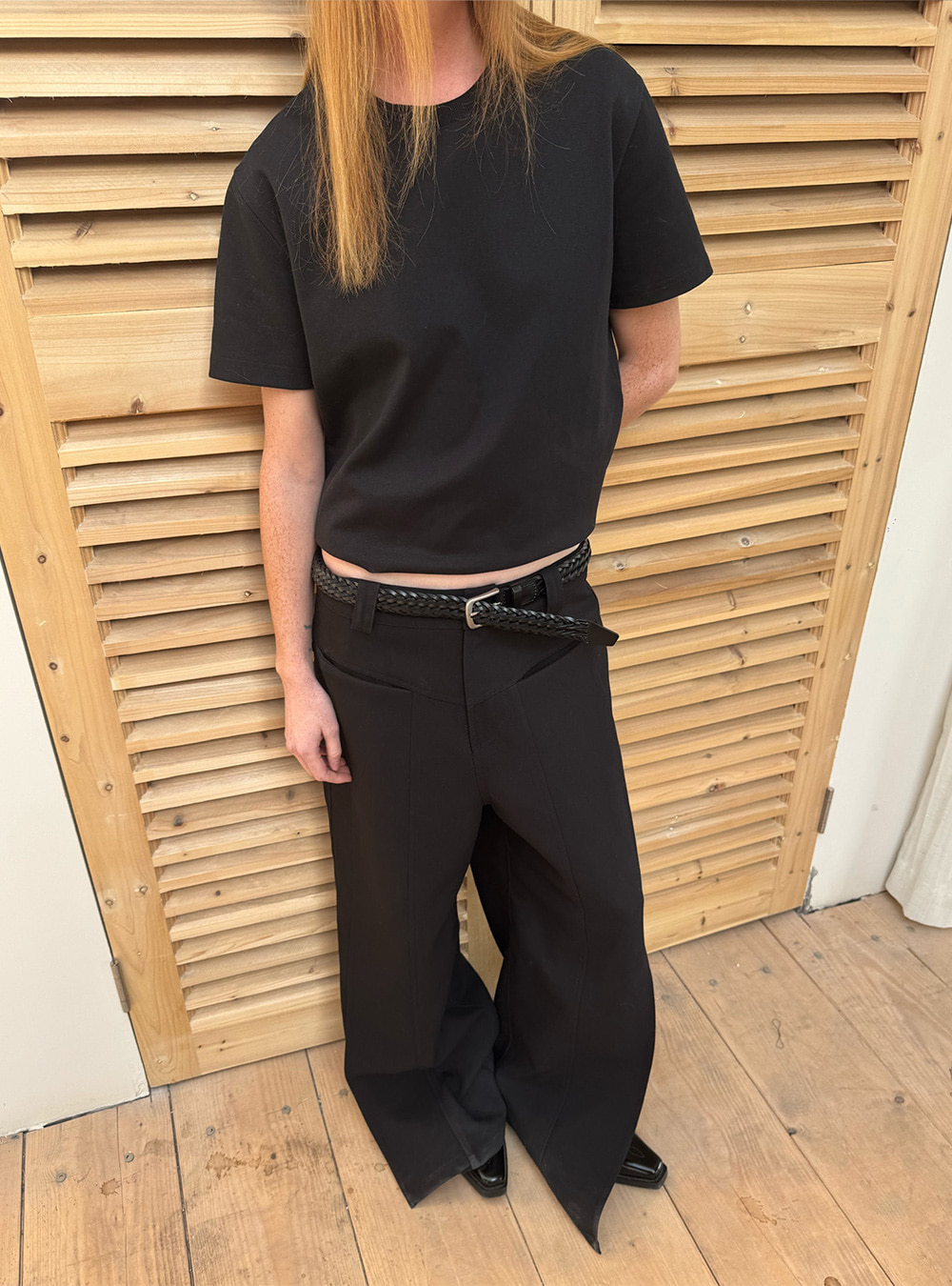 ANTERIOR LOVED×CasseSango] Casual Wide-Leg Trousers (2color) - BCAESAR