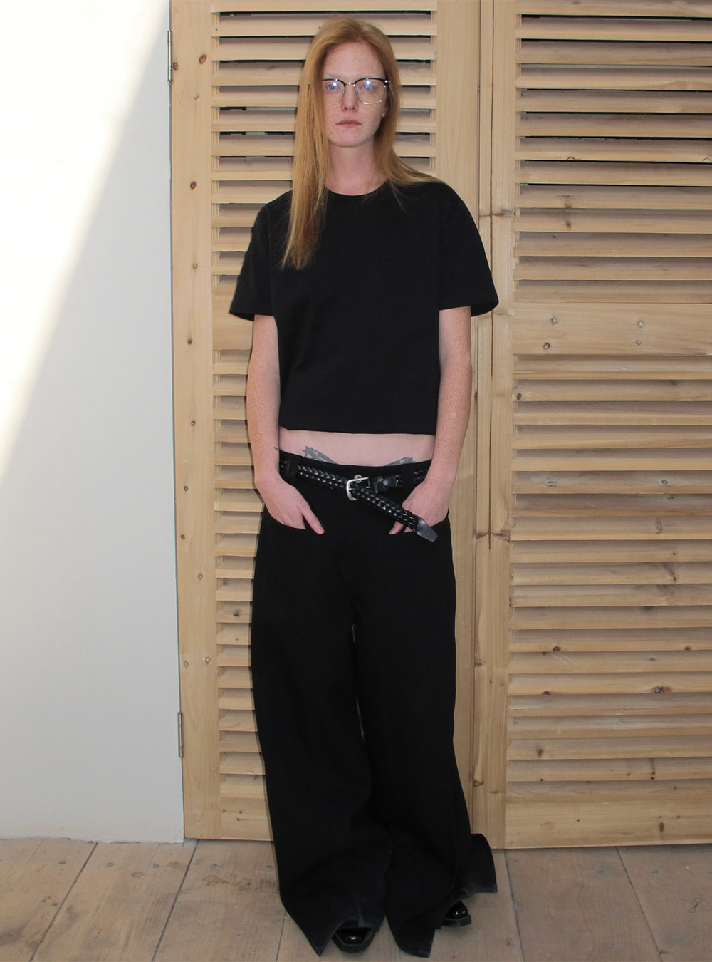 ANTERIOR LOVED×CasseSango] Casual Wide-Leg Trousers (2color) - BCAESAR