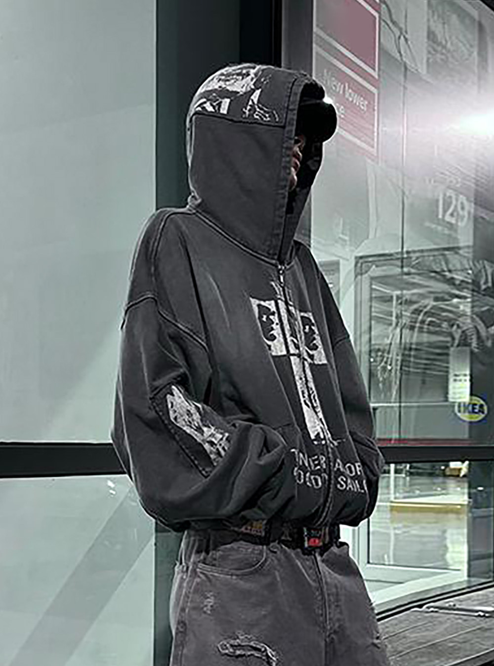 国内未入荷 Popproject - Handcrafted Vintage Washed Hoodie b2d48cd2-2b54-4144-b72e-