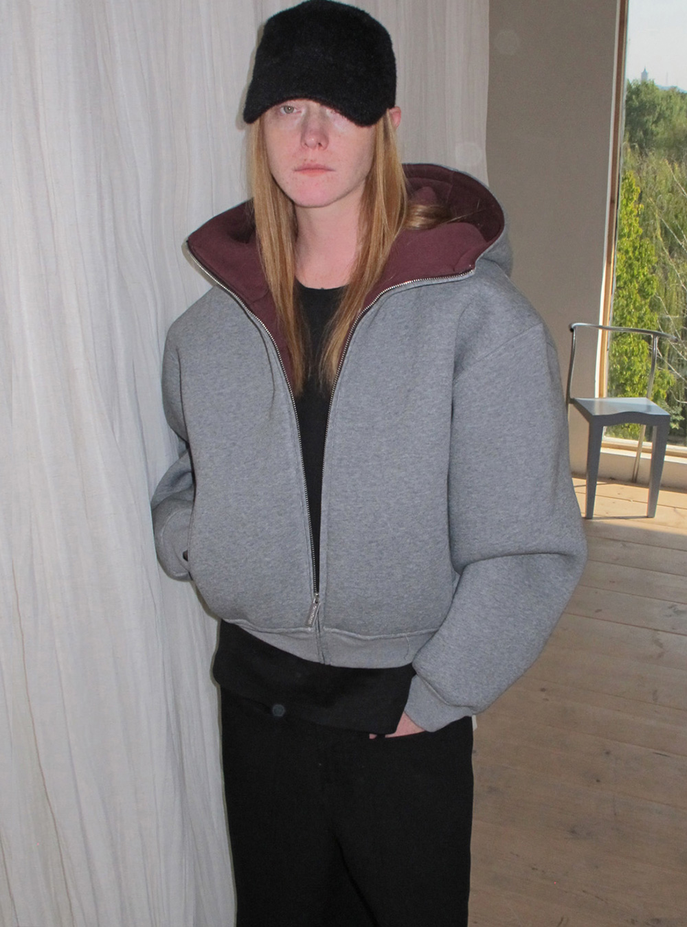 ANTERIOR LOVED×CasseSango hoodie ANTERIOR LOVED×CasseSango] Casual Hoodie Jacket (2color