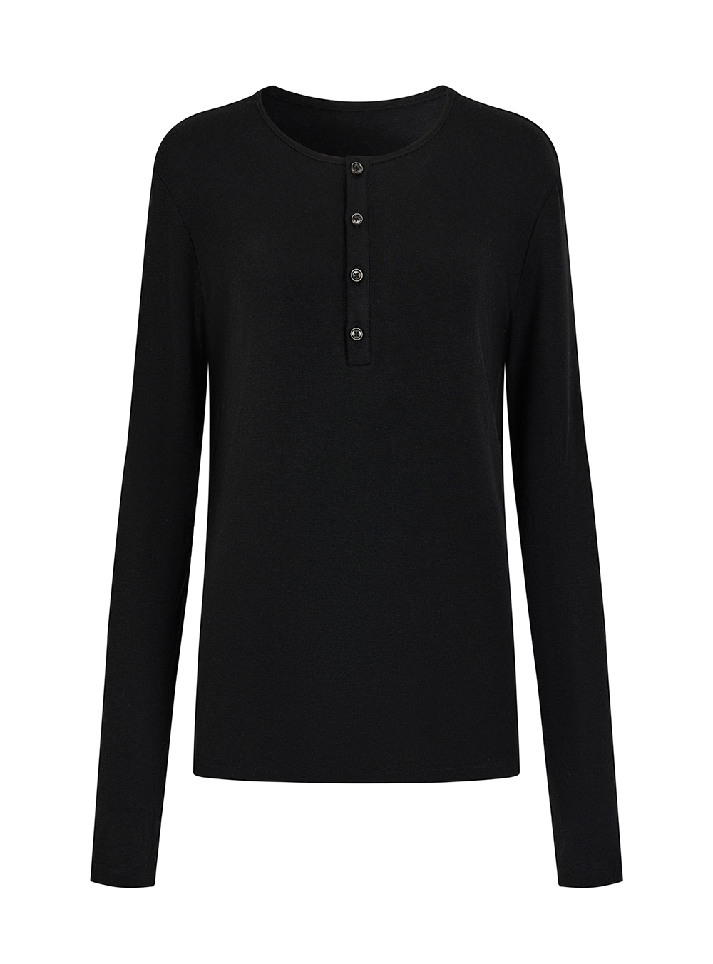 Henry Shirt Wool Knit Top (2color) - BCAESAR