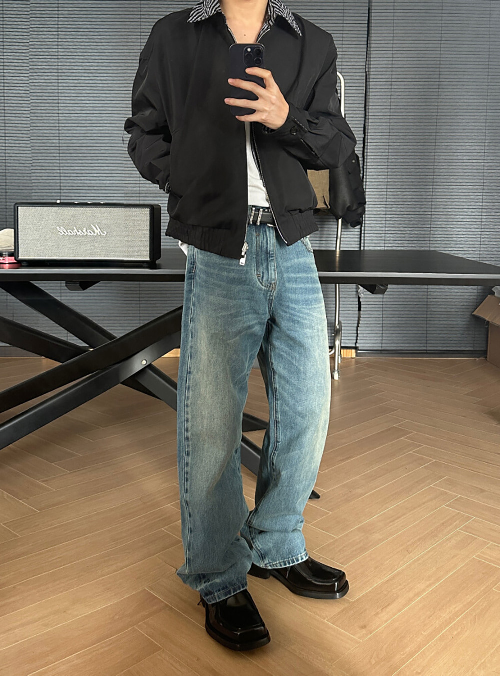 Reversible Harrington Jacket | BCAESAR