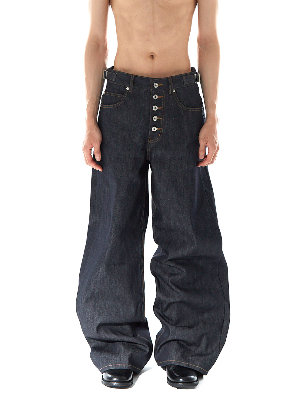 BCAESAR】TRIBAL RAW DENIM LOOSE PANTS | ZASTITAELEKTRO.COM