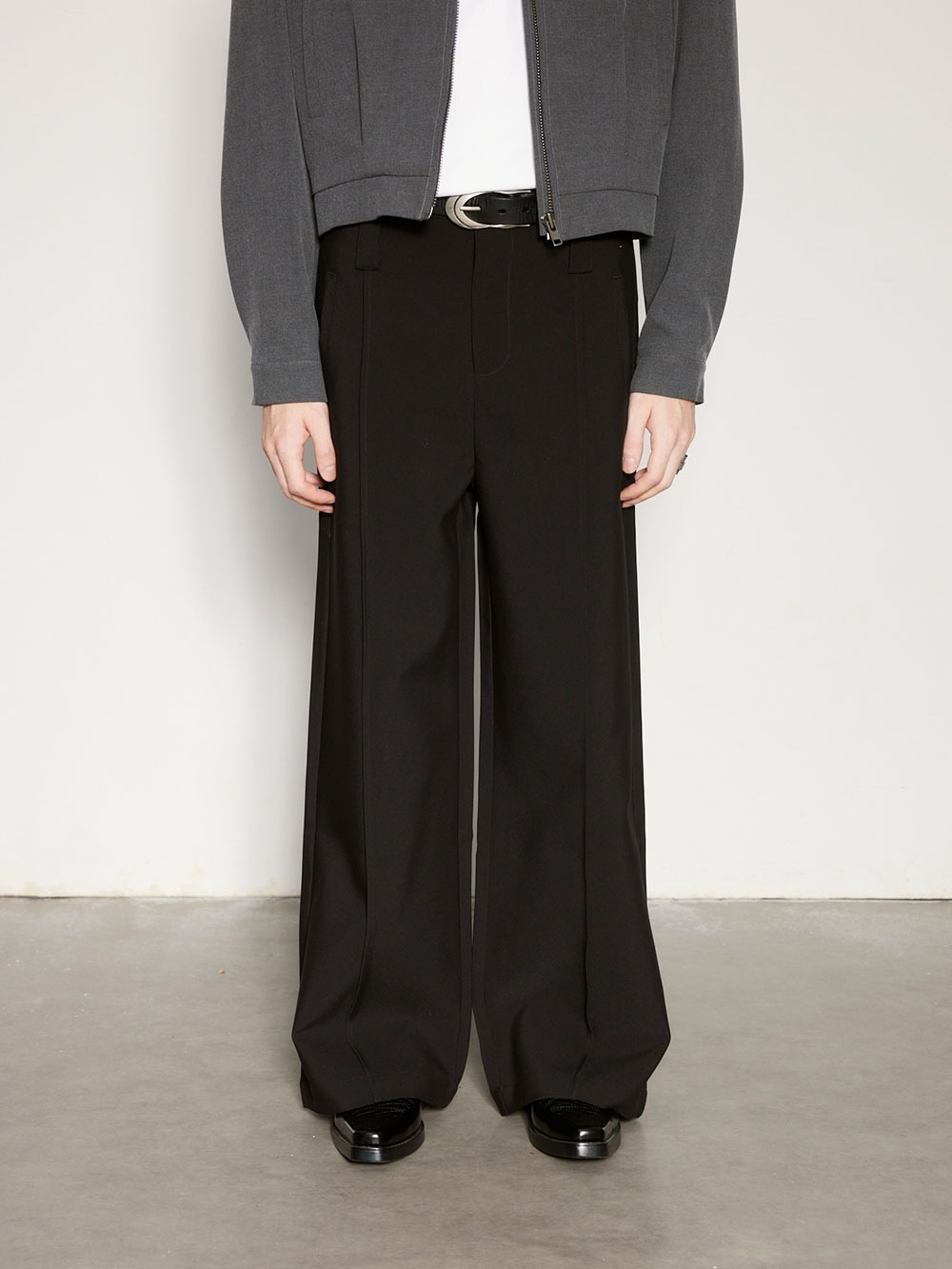 [AFterTaste] High-Waisted Tailored Wide-Leg Pants