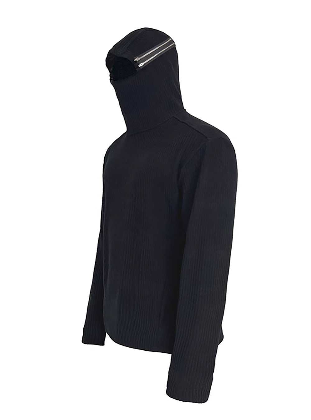 JCAESAR] Heavy Double Zipper Wool Jacket (Black) - BCAESAR