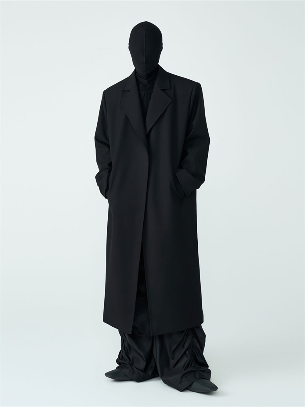 [FRKM SCD] Oversized Black Wool Coat
