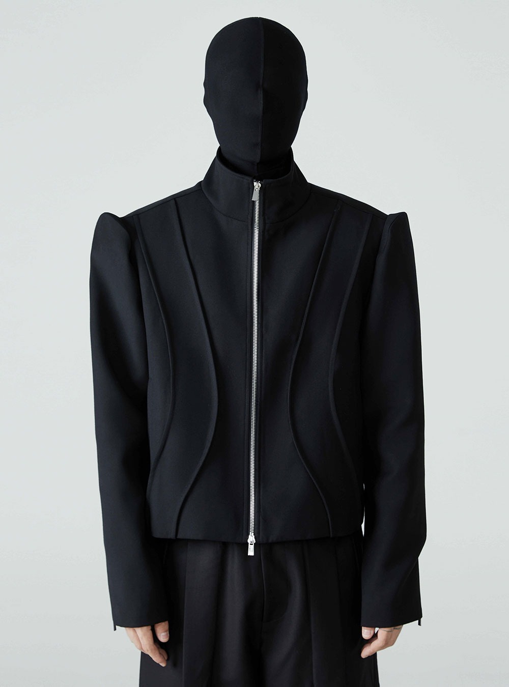 FRKM SCD] Oversized Black Wool Coat - 비엑세스