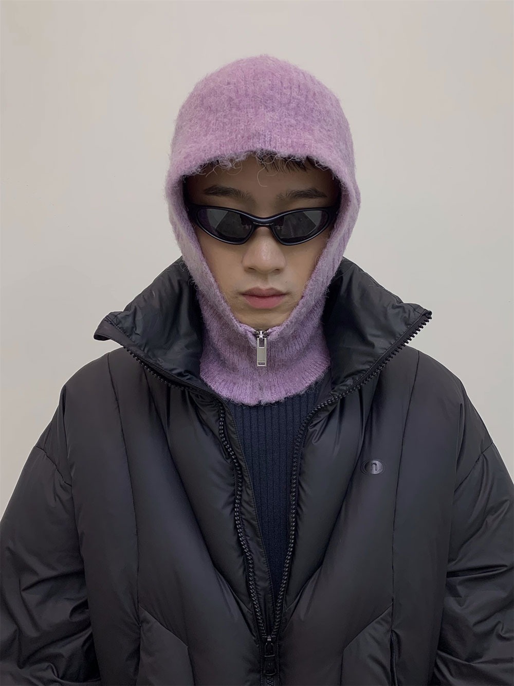 NEVERSEEZ] High-collar Down Jacket - 430 ARCHIVE