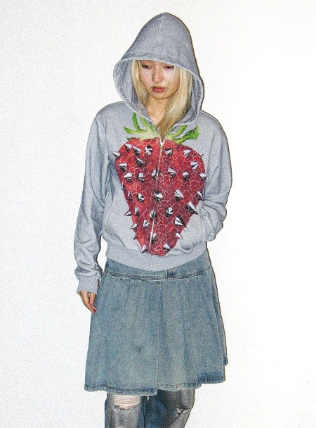 [CONP] Punk Strawberries Hoodie