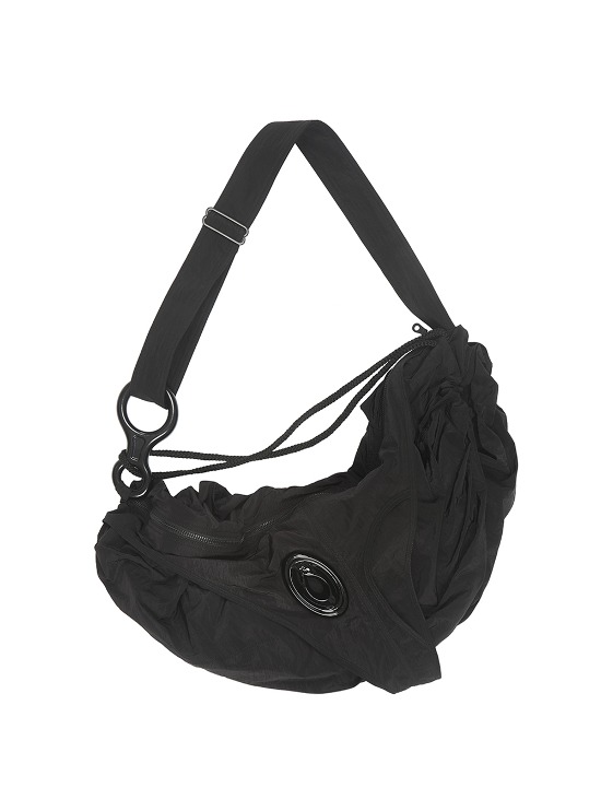[NUTEMPEROR] One Shoulder Black Cross Bag