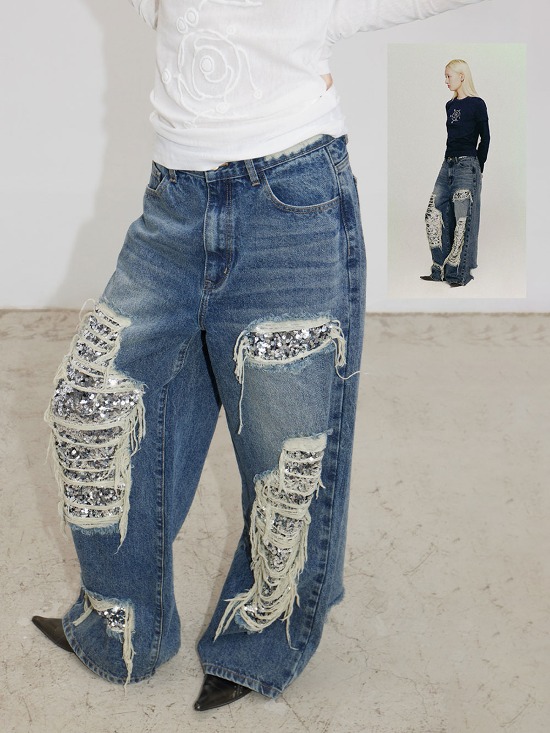 [CONP] Ripped Detail Jeans