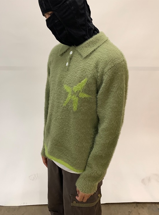 [95MMSHOP] Short Button Knit Sweater