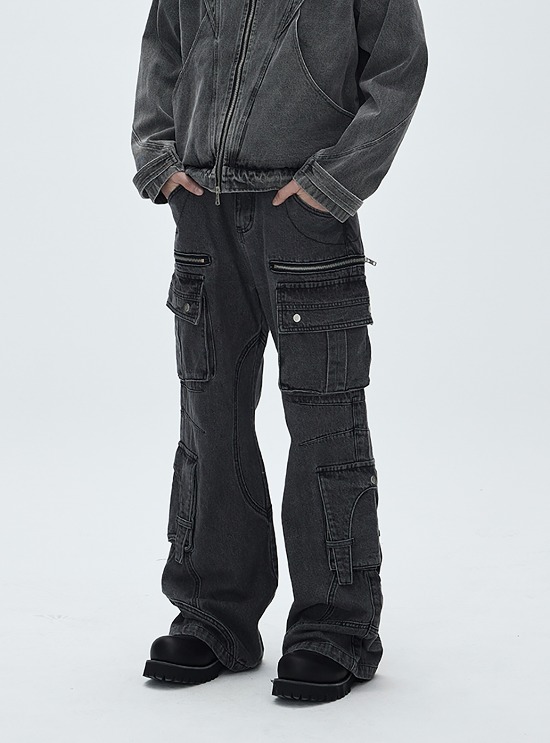 [CATSSTAC] Heavy Industry Multi-Pocket Jeans