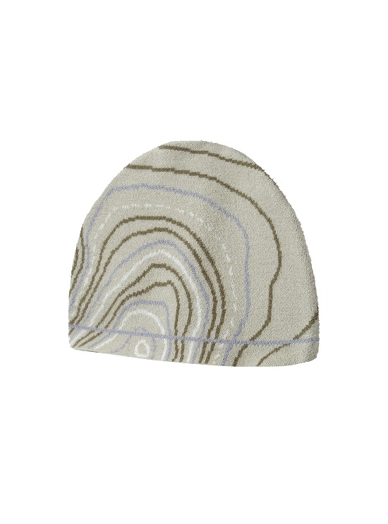 [IN TERRIS] Two-tone jacquard casual beanie (2color)