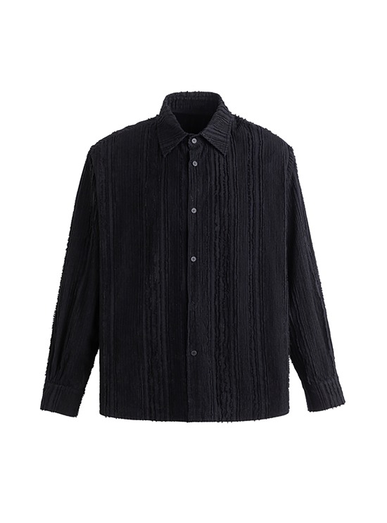 [FRKM SCD] Low Edge Stitch Shirt Jacket