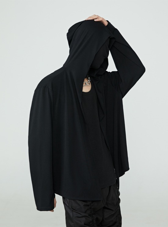 [FRKM SCD] Dress Hooded Long-Sleeved Jacket
