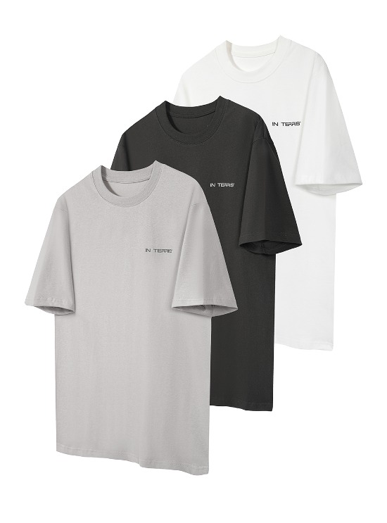 [IN TERRIS] BASIC SMALL LOGO SHORT SLEEVE T-SHIRT (7color)