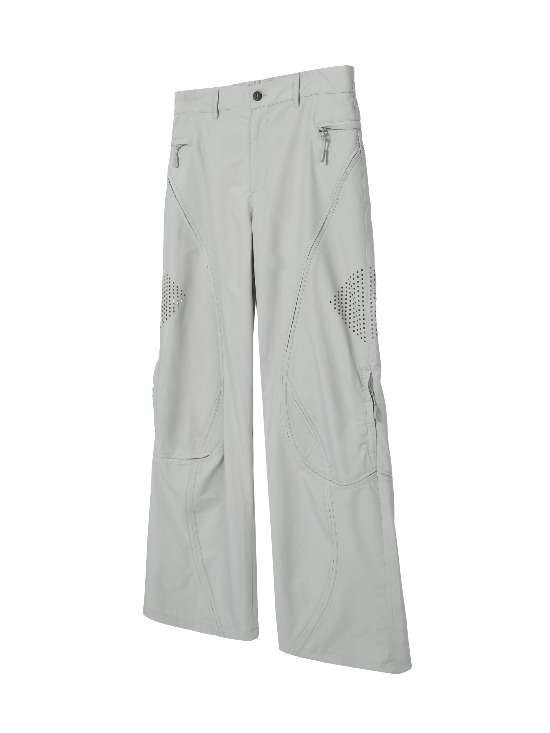 [IN TERRIS] LOOSE STRAIGHT FUNCTIONAL CASUAL OUTDOOR PANTS