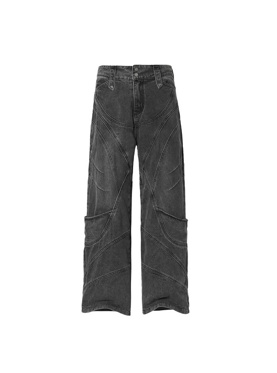 [CATSSTAC] Niche-Designed Denim Pants