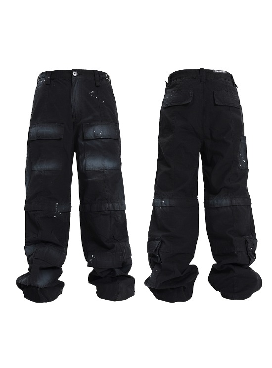 [GROUPMAREK] Matte Detachable Boot-Cut Crago Pants